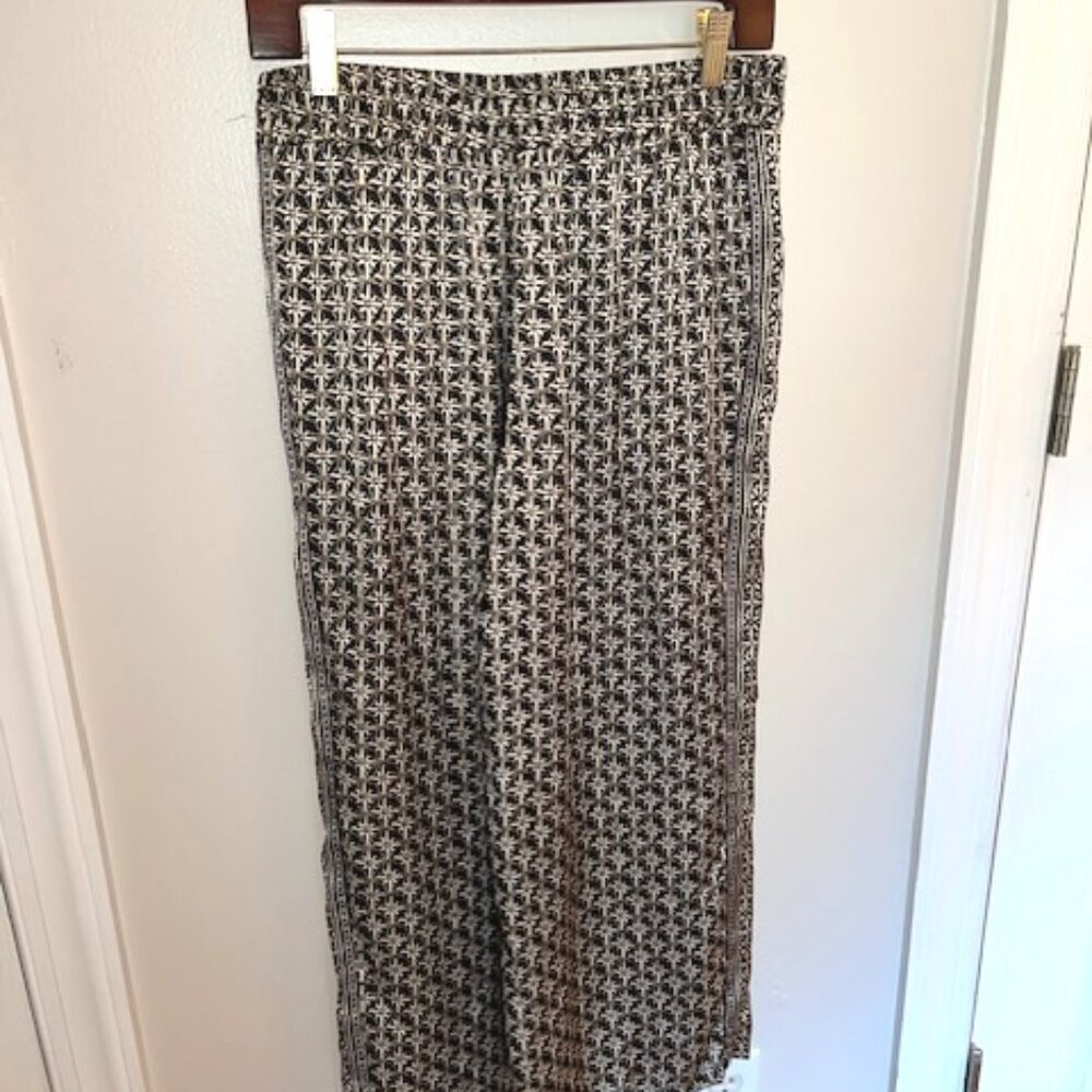 MAX STUDIO | Ankle Palazzo Pants Pull On Elastic Back Waist 30”x24” - Picture 5 of 14